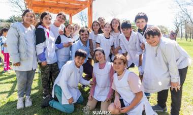 Huanguelén sumó un espacio renovado: disfrutemos y cuidemos la plaza Hilario Martínez Baquero