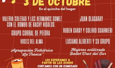 GRAN PEÑA FOLKLÓRICA EN EL HOGAR DE ANCIANOS DOMINGO GOÑI