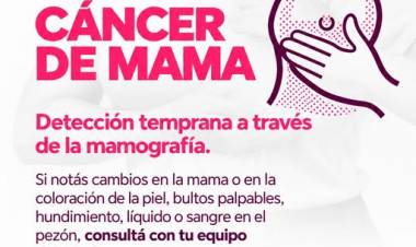 Seguimos en el mes de la Concientización sobre el Cáncer de Mama