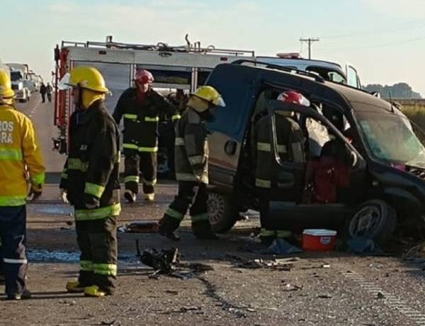 Ruta 33: accidente fatal en un choque entre dos vehículos