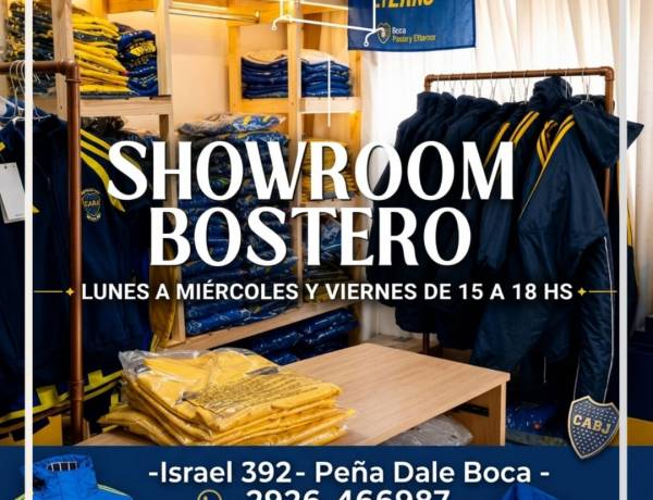 Llegó a Coronel Suárez el Showroom Bostero