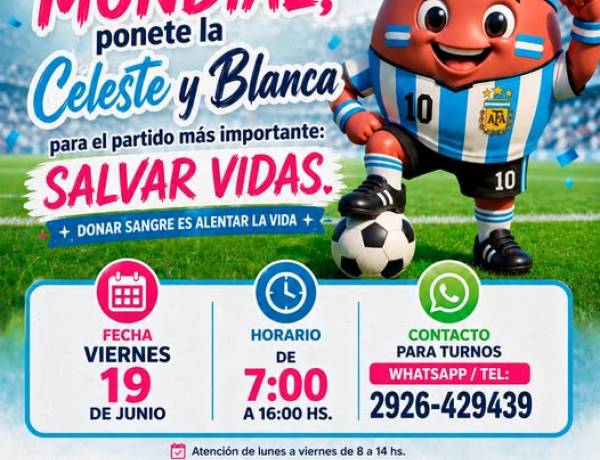 En este Mundial, ponete la Celeste y Blanca para el partido más importante: Salvar Vidas