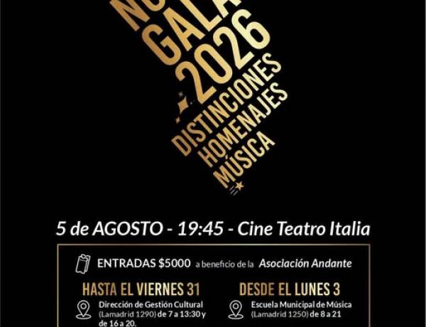 Noche de Gala 2026: ya están a la venta las entradas para la gran celebración de nuestra identidad
