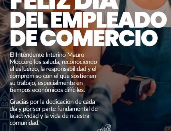 ¡Feliz Día del Empleado de Comercio!