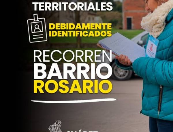 BARRIO ROSARIO: COMENZÓ UN NUEVO RELEVAMIENTO TERRITORIAL