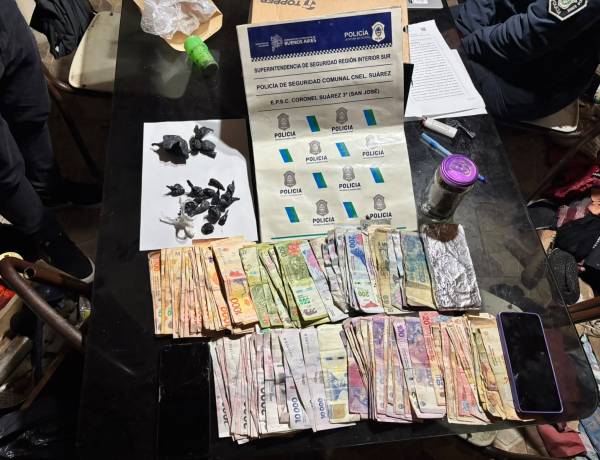 2 aprehendidos en allanamientos por infraccion a la ley de drogas
