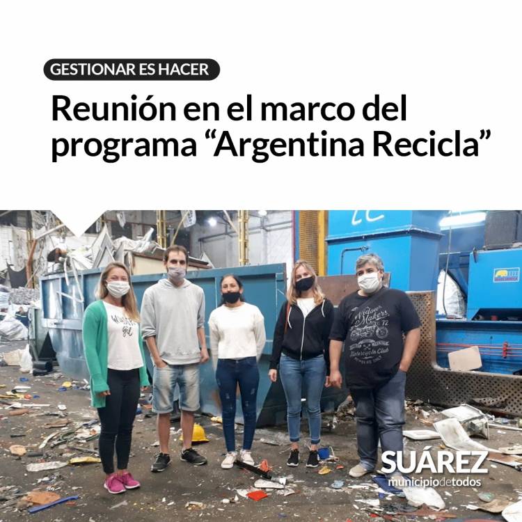 Gestionar Es Hacer: Reunión en el marco del programa “Argentina Recicla”⠀