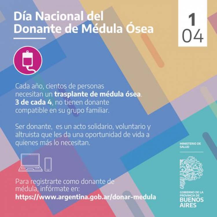 El 1 de Abril se celebra el Día del Donante de Médula Ósea