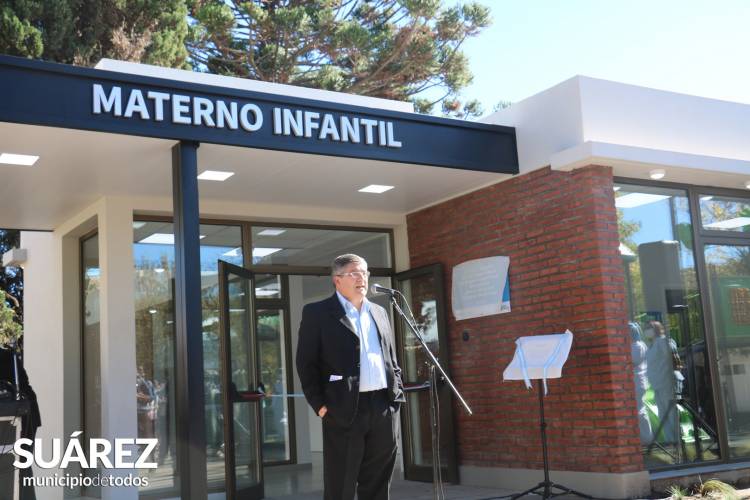 Inauguración del Materno Infantil del Hospital Municipal Dr. Raúl Caccavo