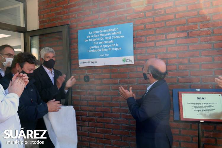 Inauguración del Materno Infantil del Hospital Municipal Dr. Raúl Caccavo