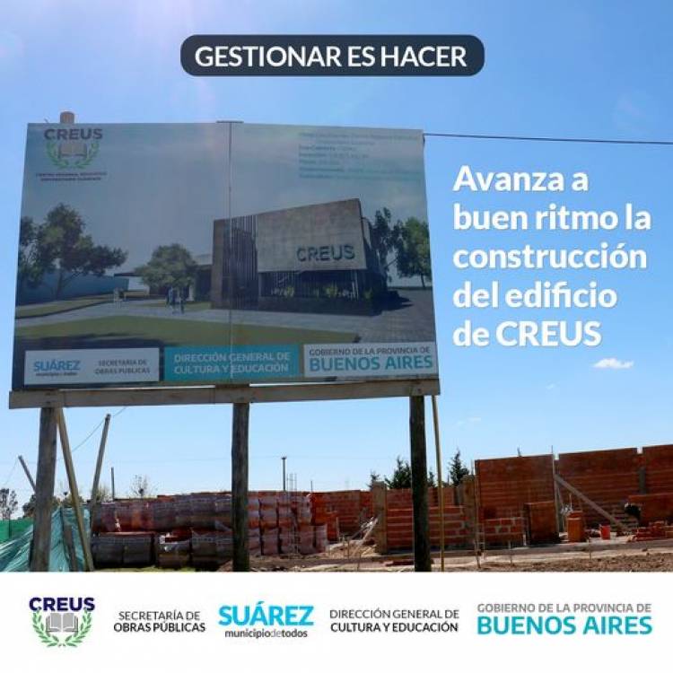 Avanza a buen ritmo la construcción del edificio de CREUS