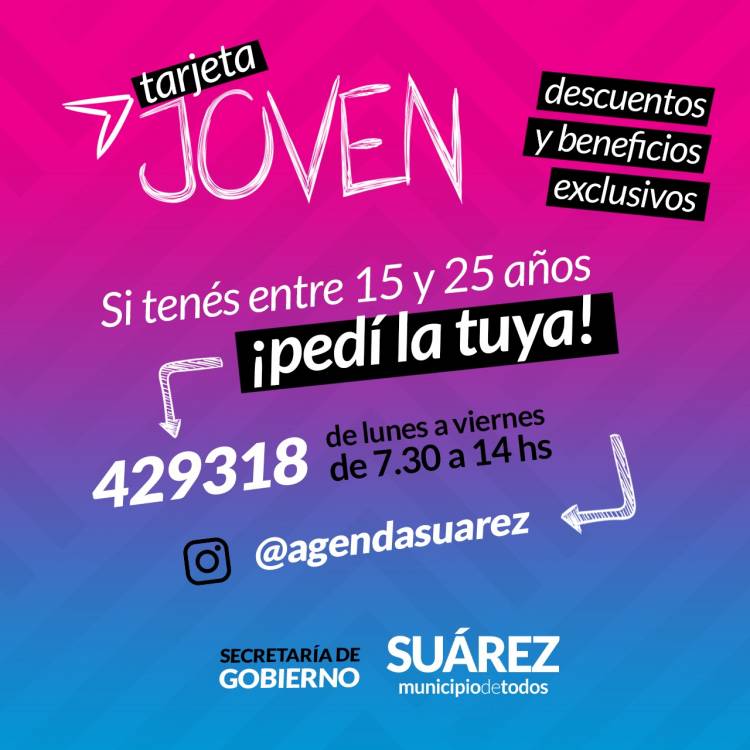 Lanzamiento oficial de #TarjetaJoven