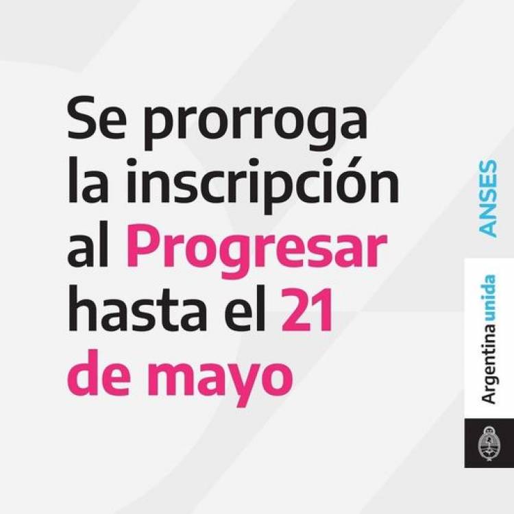 Prórroga del plazo de inscripción para las Becas Progresar⠀