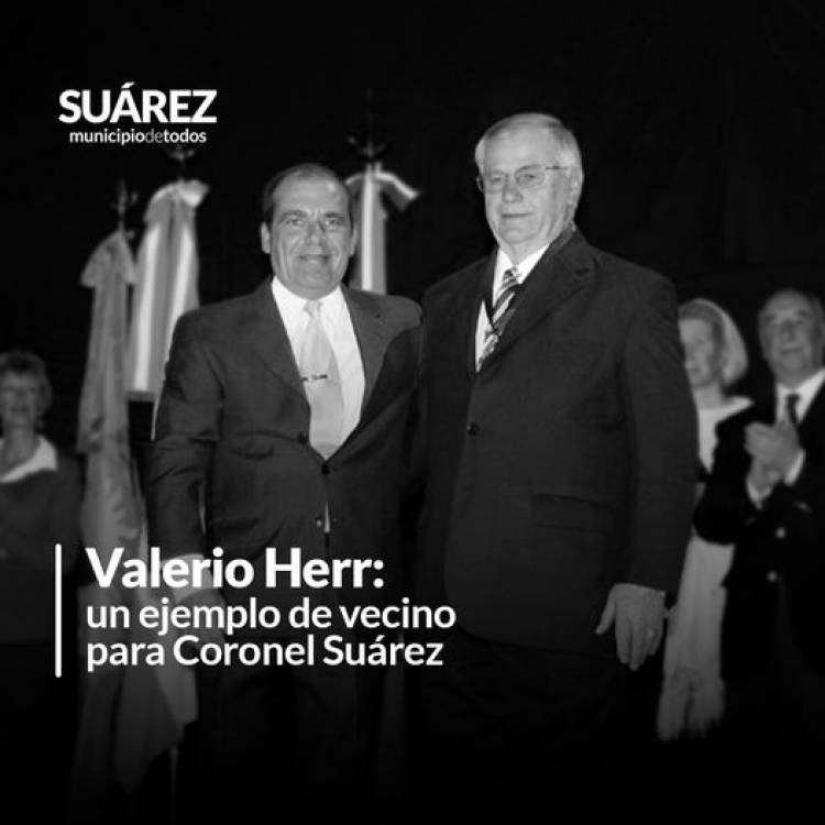 Valerio Herr: un ejemplo de vecino para Coronel Suárez