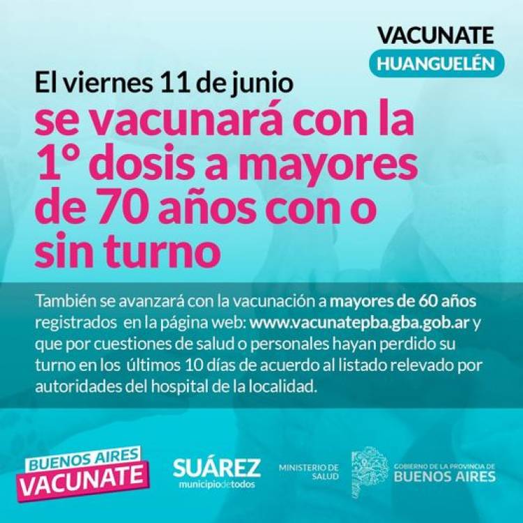 ''VACUNATE HUANGUELÉN''