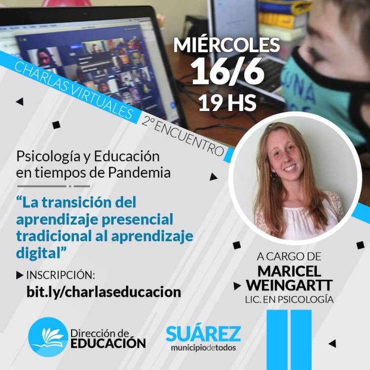 Educación: Segunda Charla Virtual: "Psicología y Educación en tiempos de Pandemia"