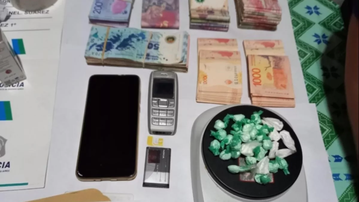 Coronel Suárez: detuvieron a dos hombres acusados de vender drogas