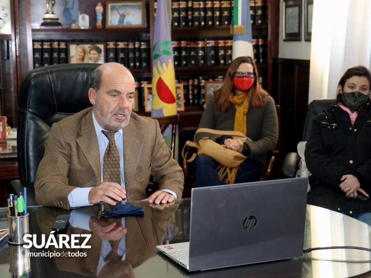 El ministro Jorge Ferraresi encabezó mediante videoconferencia un acto junto al Intendente Ricardo Moccero 