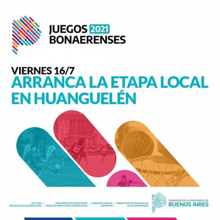 Juegos Bonaerenses 2021: Arranca la etapa local en Huanguelén