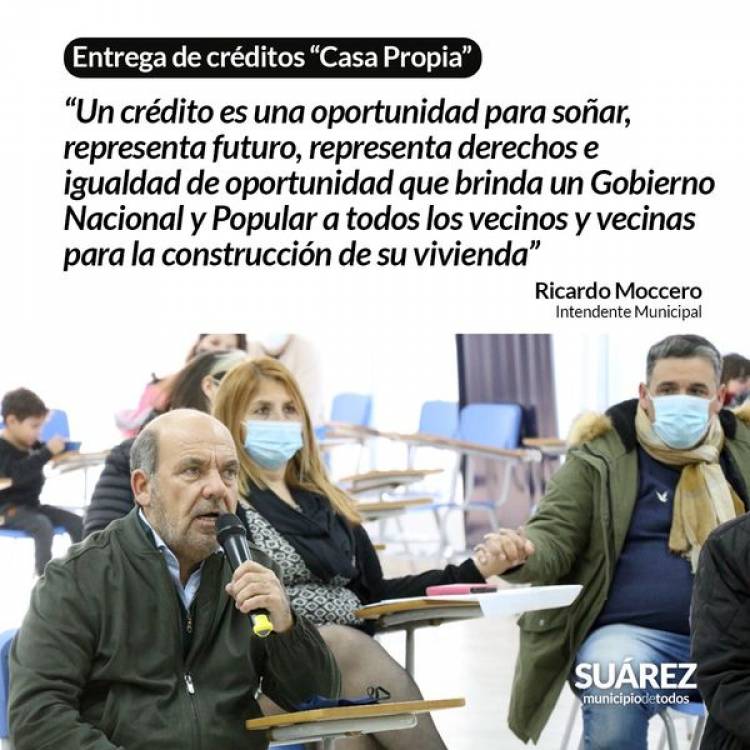“Tenemos un Estado que impulsa el empleo y permite soñar con la construcción de viviendas”⠀