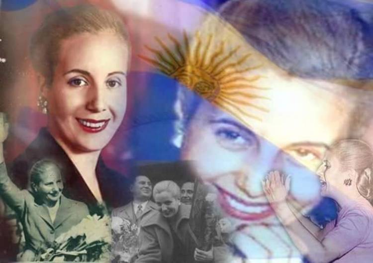 El PJ de Coronel Suárez homenajeó a Evita a 69 años de su muerte.
