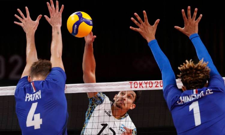 Argentina cayó ante Francia en vóley y ahora irá por el bronce