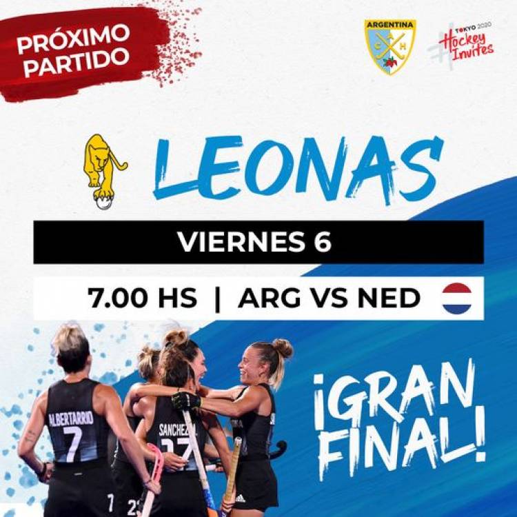 ¡Las Leonas enfrentarán a Países Bajos en la FINAL de los Juegos Olímpicos de #Tokio2020!