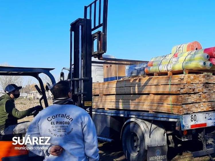 Se inició la construcción de invernáculos en el Parque de Producciones Intensivas 