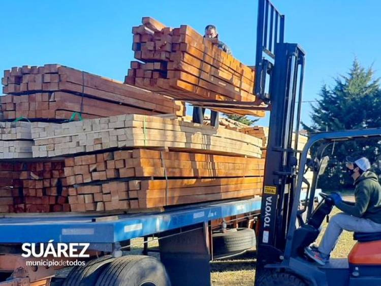 Se inició la construcción de invernáculos en el Parque de Producciones Intensivas 