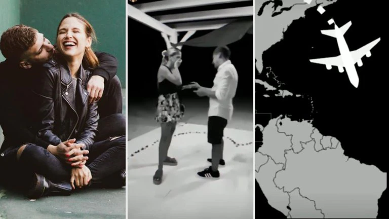 Nada de sobres ni papel: la original invitación de casamiento de Barbie Vélez