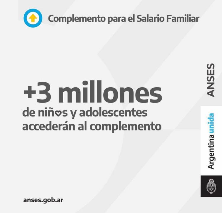 Complemento mensual para el Salario Familiar