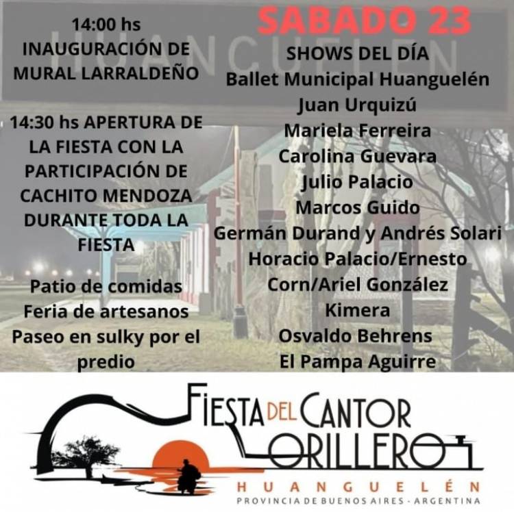 La Jefa de Cultura en Huanguelén, Lorena Villar, nos contó lo que se viene en la fiesta del Cantor Orillero