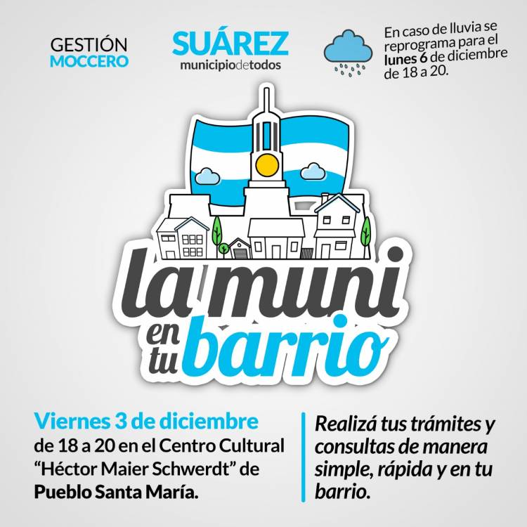 Vuelve el programa “La Muni en tu Barrio”
