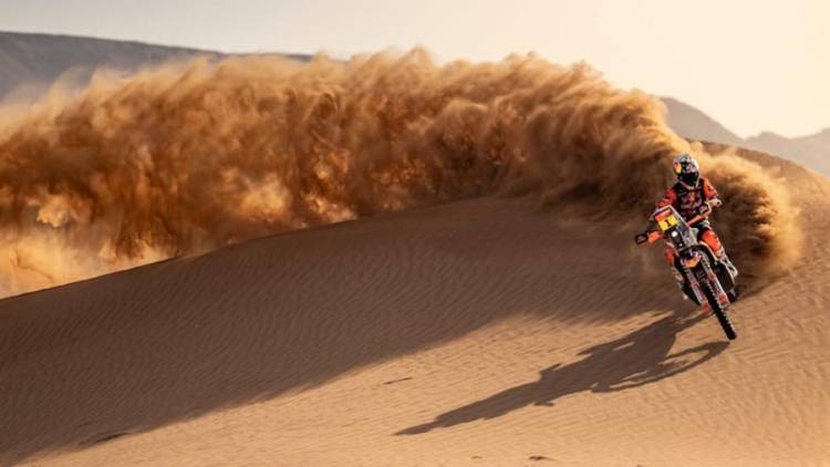 Andújar gana la segunda etapa en quads y Benavides se sube al podio en motos
