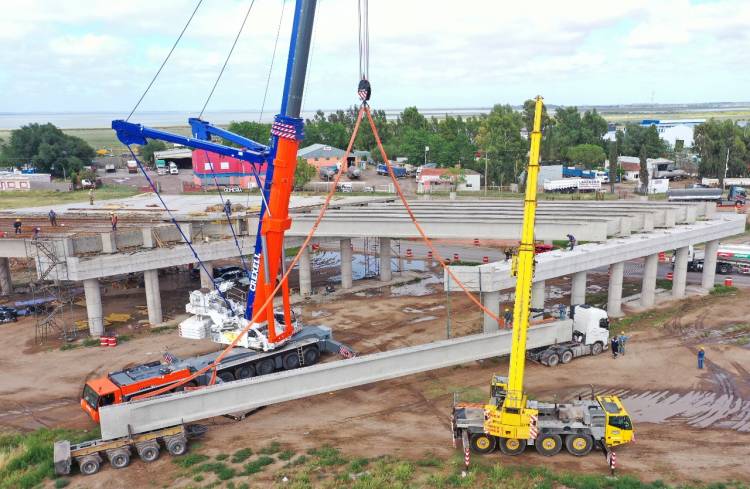 Continúa la construcción de la autopista paso urbano por Bahía Blanca