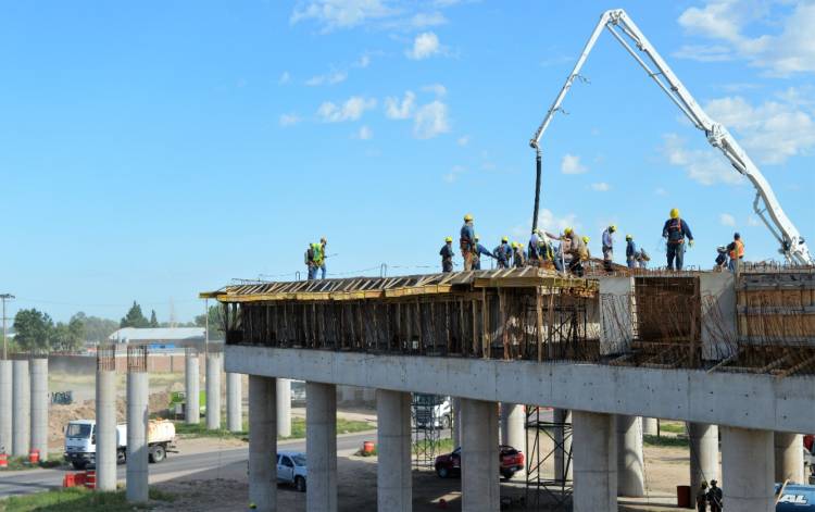 Continúa la construcción de la autopista paso urbano por Bahía Blanca
