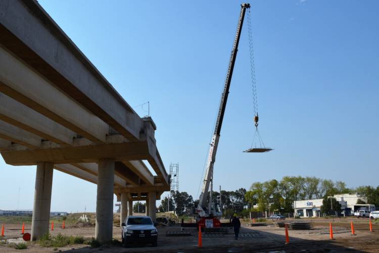 Continúa la construcción de la autopista paso urbano por Bahía Blanca