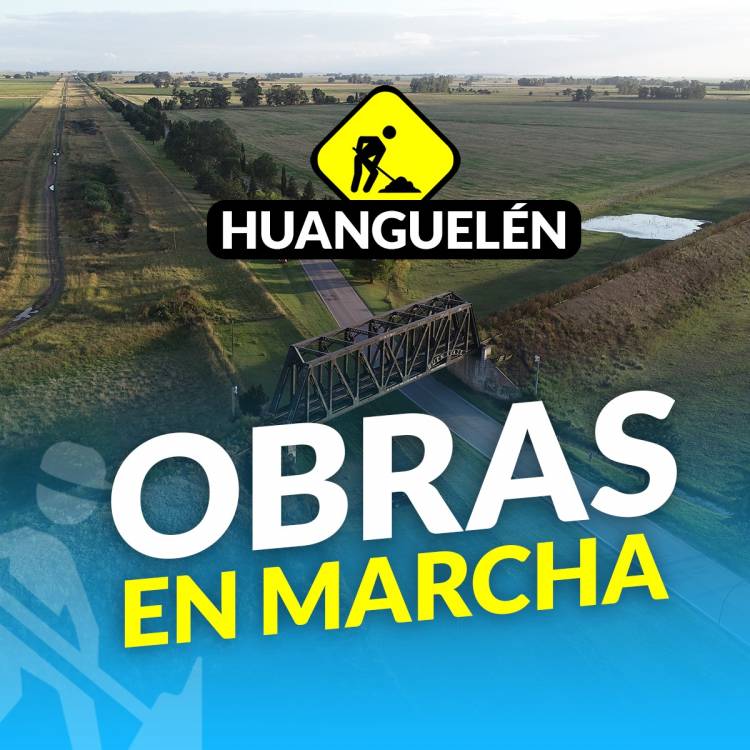 Huanguelén: Obras en marcha