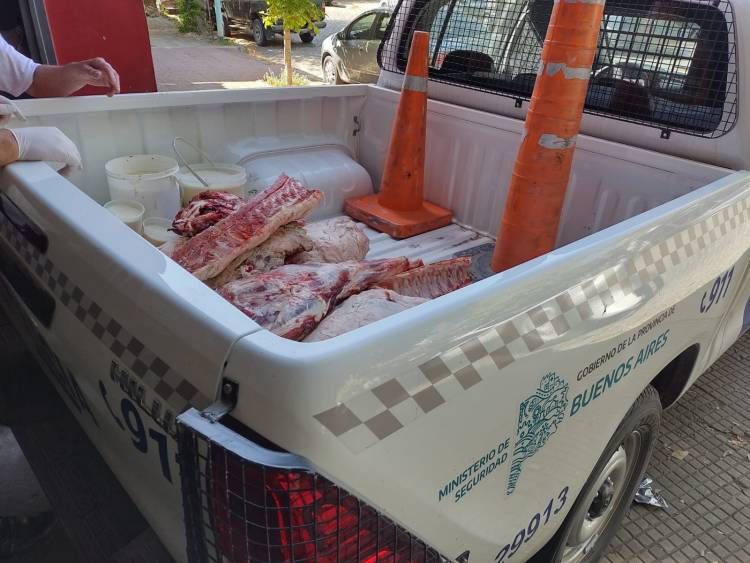 Se procedió a la inspección junto al personal de Bromatología local, en Supermercado "El Mirador"