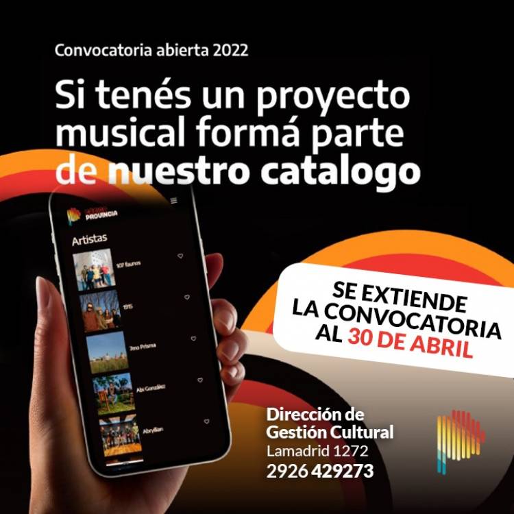 Código Provincia extiende la convocatoria para artistas musicales bonaerenses