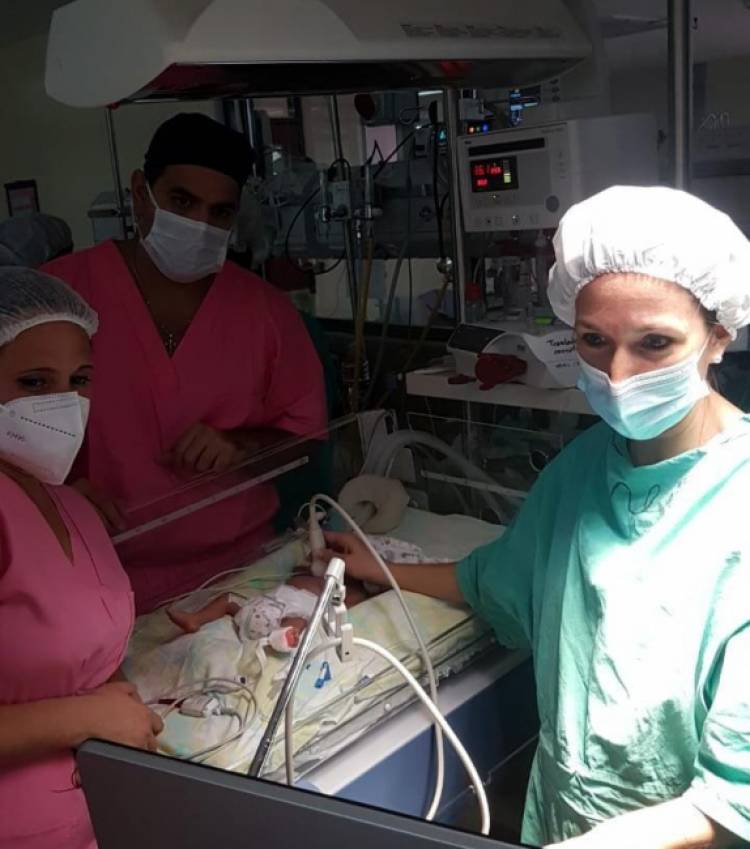 Operan con éxito al bebé pringlense de 32 días en el Hospital Penna