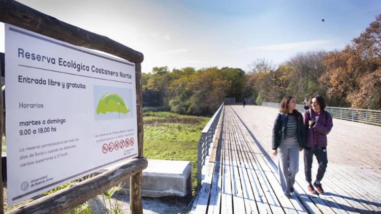 Abrió la nueva reserva ecológica en Costanera Norte