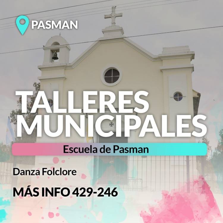 Talleres Culturales Municipales: Inscripciones abiertas para participar. 