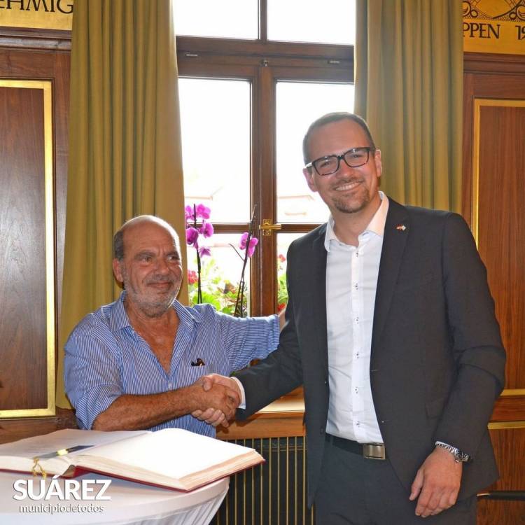 Viaje de gestión a Schwabach Alemania del Intendente Ricardo Moccero.