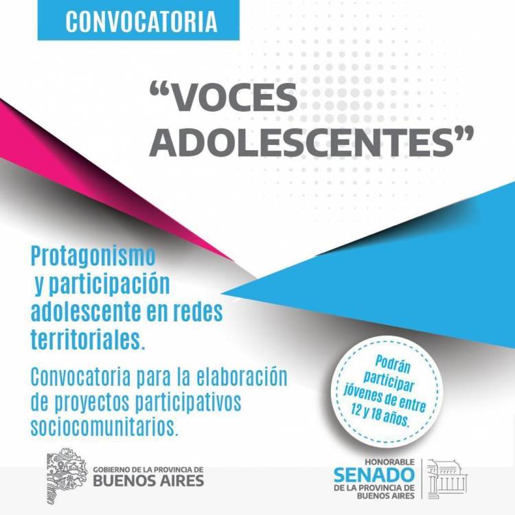 Convocatoria a la juventud para elaborar proyectos sociocomunitarios en redes territoriales