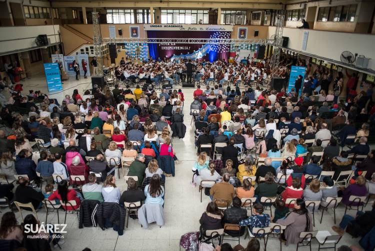 Más de 130 músicos en escena en una tarde a toda orquesta en la Unidad Académica