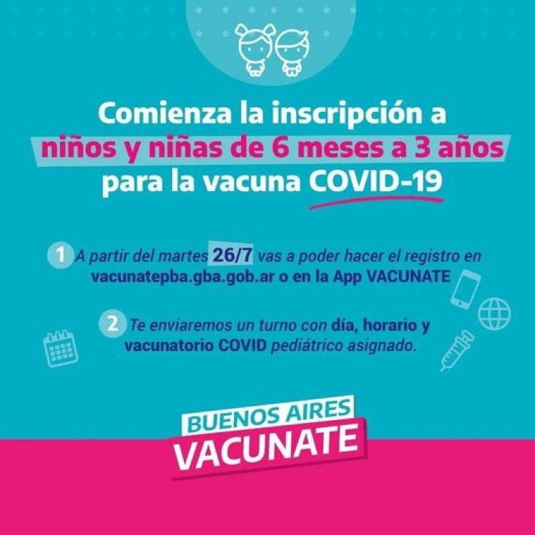 Información importante #VacunatePBA