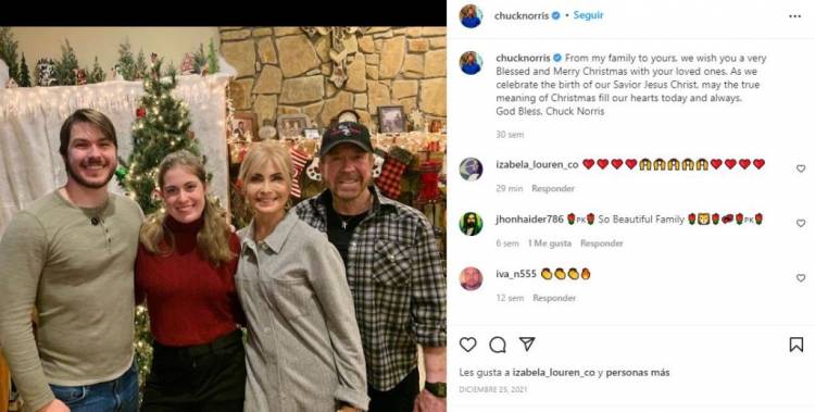 Dejó todo por amor, vida de Chuck Norris 