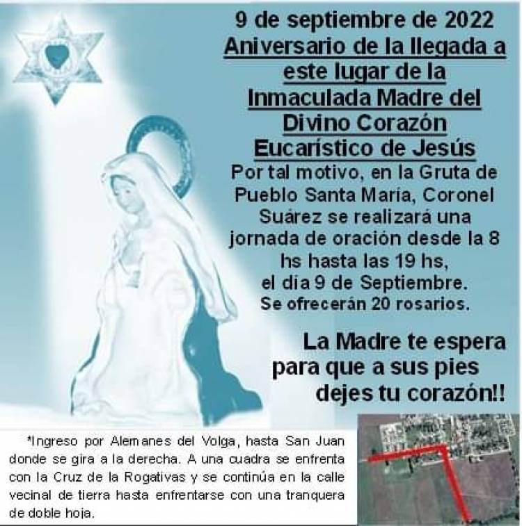 Aniversario de la llegada de la Inmaculada Concepción de María