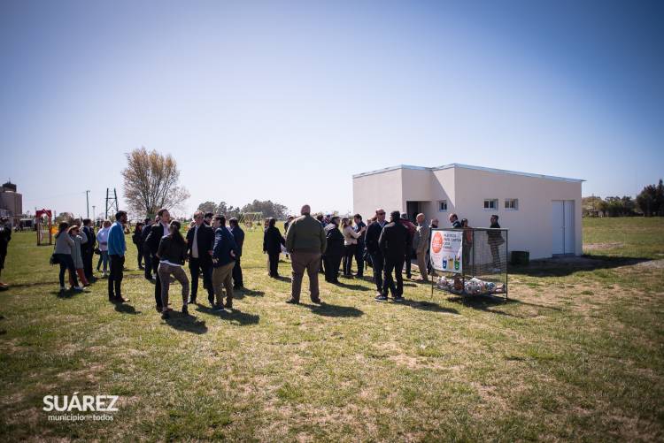 Huanguelén. Inauguración de baños públicos inclusivos del Parque Recreativo